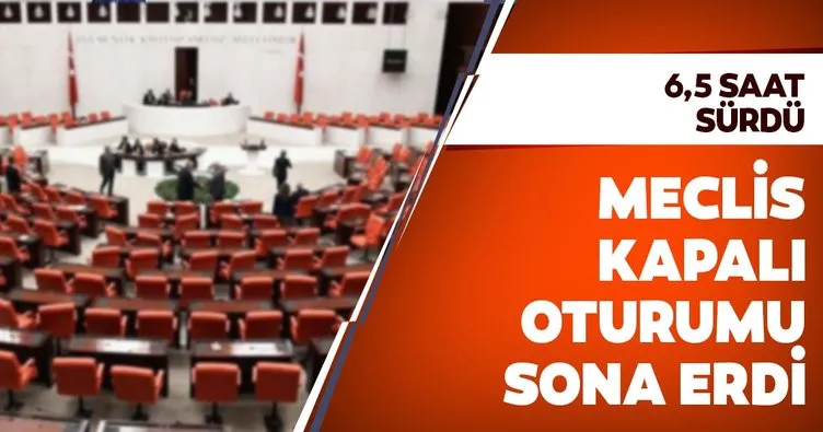 TBMM’deki İdlib görüşmesi sona erdi