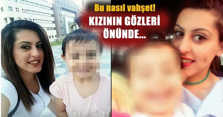 Cezaevinden izin almıştı: Çocuğunun gözleri önünde karısını öldürdü!