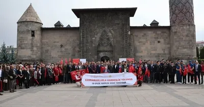 Erzurum'da 19 Eylül Gaziler Günü dolayısıyla yürüyüş düzenlendi #erzurum