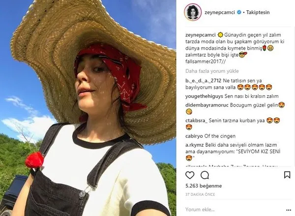 Ünlülerin Instagram paylaşımları (15.03.2018)