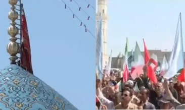 Son Dakika | İran İsrail’e karşı hamleye mi hazırlanıyor? Kırmızı intikam bayrağını çektiler!