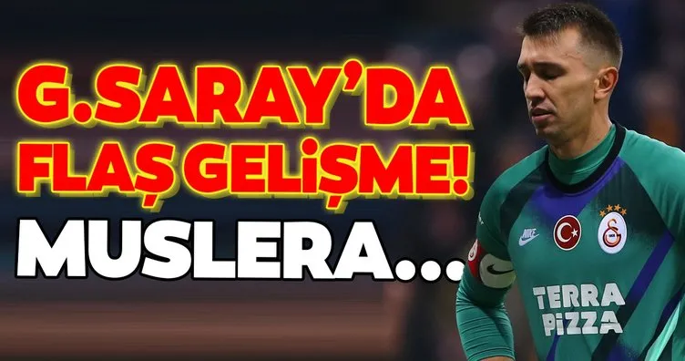 Galatasaray’da son dakika: Flaş Muslera gelişmesi!