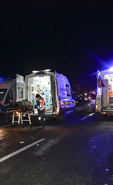 Şanlıurfa’da zincirleme kaza: 3 ölü, 8 yaralı