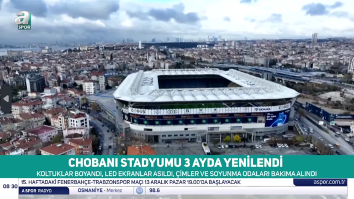 Chobani Stadyumu 3 ayda yenilendi! | Video