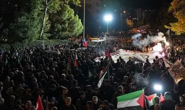 İsrail’in Küresel Sumud Filosu'na müdahalesi İstanbul’da gece boyunca protesto edildi #istanbul