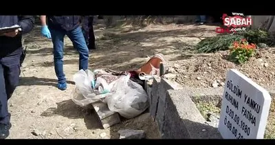 Dün toprağa verdiği eşinin mezarı başında, oğlunun cesedini buldu | Video