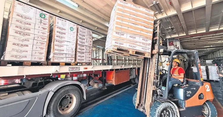 İyilik gemisi Mısır’a ulaştı