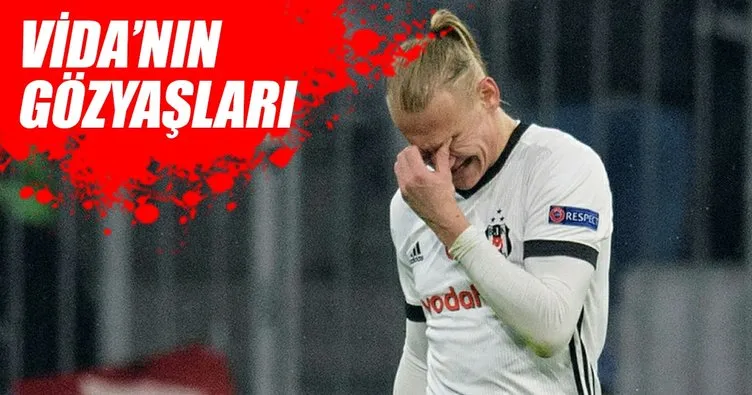 Beşiktaş’ın yıldızı gözyaşlarını tutamadı