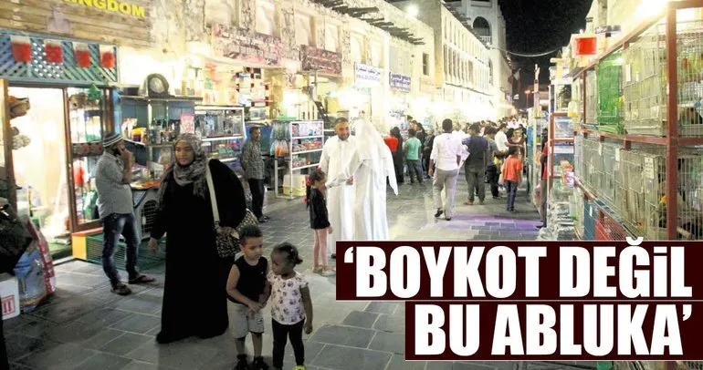 ‘Boykot değil bu abluka’