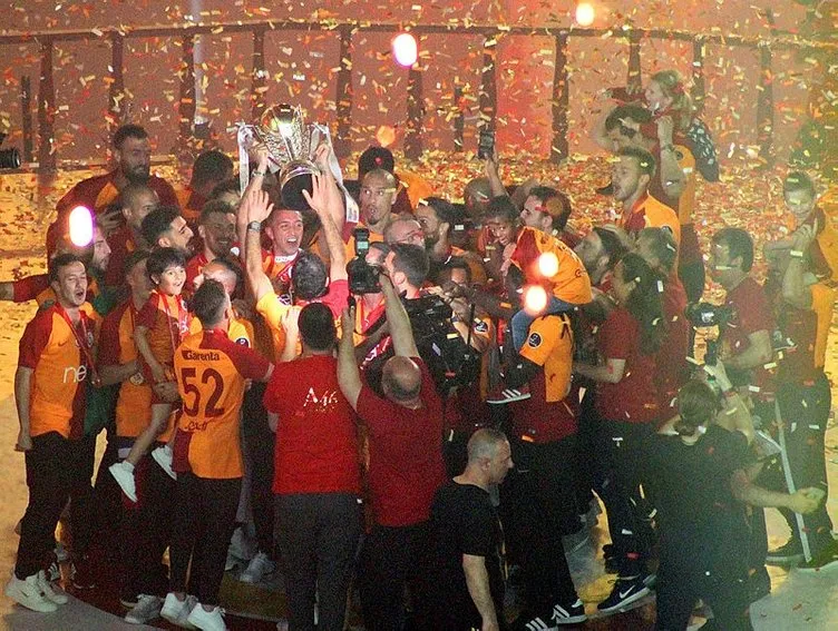 Galatasaray’da şampiyonluk coşkusu