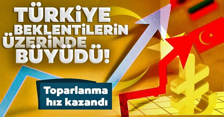 SON DAKİKA | Büyüme oranı açıklandı: Türkiye ekonomisinde toparlanma hız kazandı!