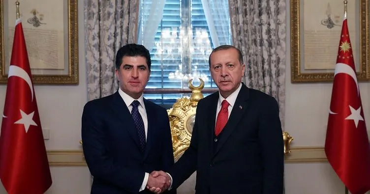 Cumhurbaşkanı Erdoğan, Barzani’yi kabul etti
