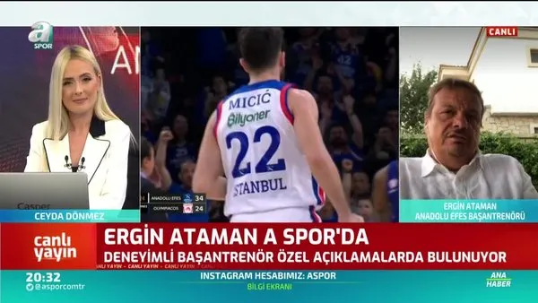 Anadolu Efes Başantrenörü Ergin Ataman: Arda Turan ile bir ortaklığımız yok