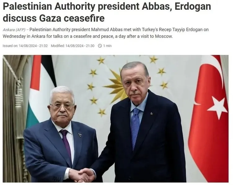 SON DAKİKA: Başkan Erdoğan-Mahmud Abbas görüşmesi dünyanın gündeminde: İsrail’e yönelik küresel baskıyı artıracak