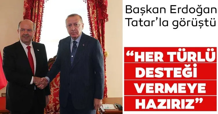 Son dakika: Başkan Recep Tayyip Erdoğan, KKTC Başbakanı Ersin Tatar ile telefonda görüştü