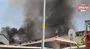 Sultangazi’de ayakkabı imalathanesinin deposunda yangın | Video