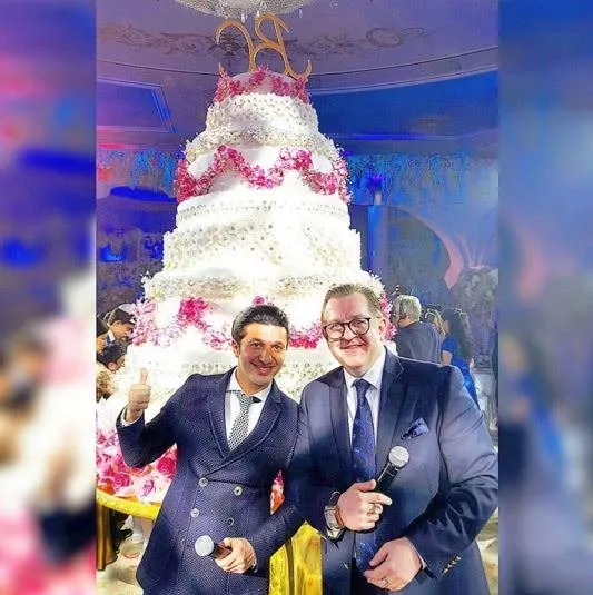 Свадьба сына индийского миллиардера. Михаила Гуцериева торт свадебный. Саид Гуцериев свадьба торт. Торт на свадьбе Гуцериева.