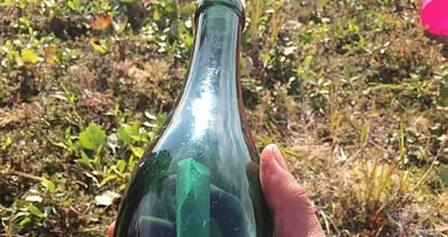 Alaska’da 50 yıl önce yazılmış şişede mektup bulundu
