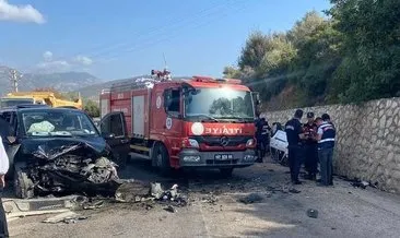 Kaş’ta korkunç kaza: 2 ölü #antalya