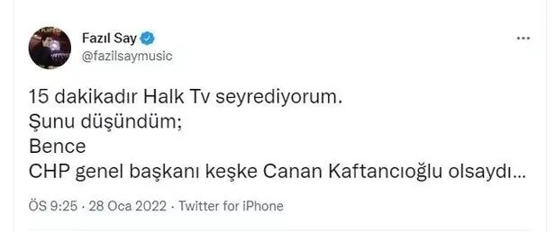 Muhalefetin Fazıl Say imtihanı; Muharrem İnce’ye ’GORİL’ benzetmesi