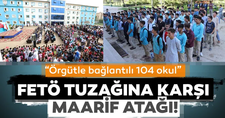 FETÖ tuzağına karşı Maarif atağı!
