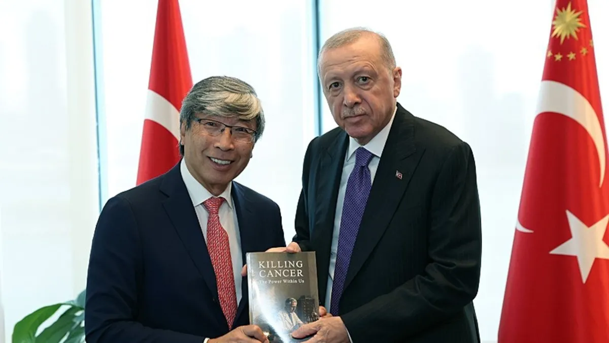 Ünlü kanser doktoru Shiong’dan Erdoğan’a ziyaret