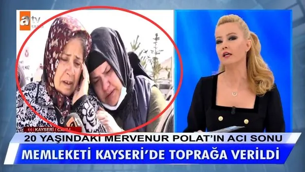 Müge Anlı'da SON DAKİKA! Mervenur Polat'ın cenaze merasiminden yürekleri yakan görüntüler | Video