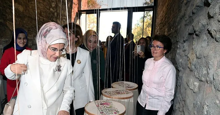 Emine Erdoğan, Şirvanşah Müze Restoran’ını ziyaret etti