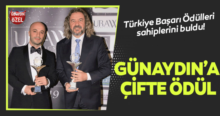 Günaydın’a çifte ödül