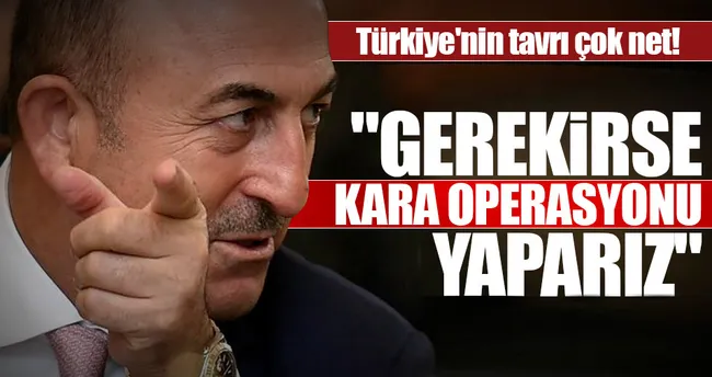 Dışişleri Bakanı Çavuşoğlu’ndan flaş açıklama