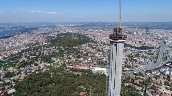 Çamlıca Kulesinin anteninde sona gelindi