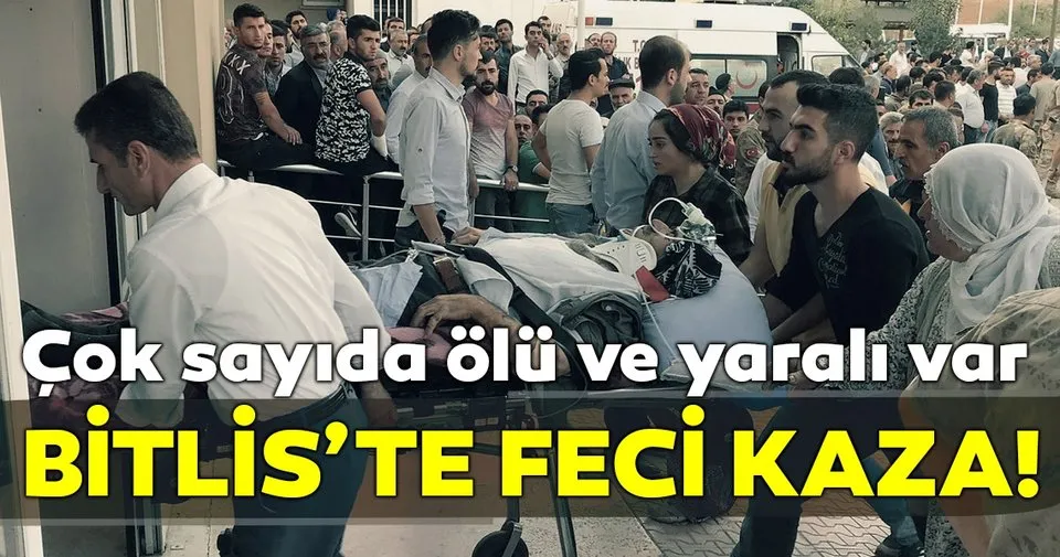 Son Dakika Bitlis Te Feci Kaza Cok Sayida Olu Ve Yarali Var Son Dakika Haberler