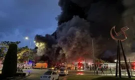 İzmir’de kauçuk fabrikasında yangın!