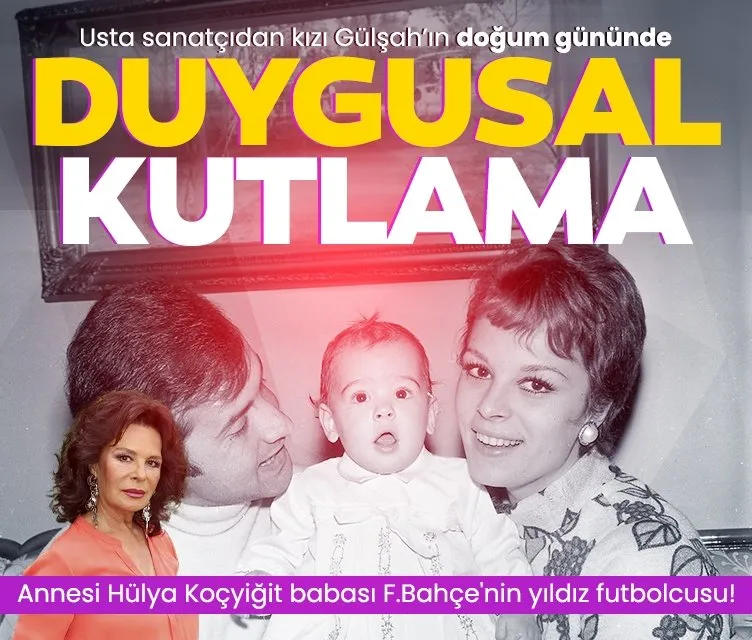 Annesi Hülya Koçyiğit babası Fenerbahçe’nin yıldız futbolcusu! Kızının doğum gününde duygusal kutlama!