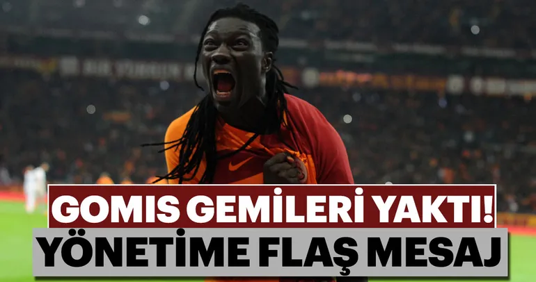 Bafetimbi Gomis’ten Galatasaray’a flaş rest