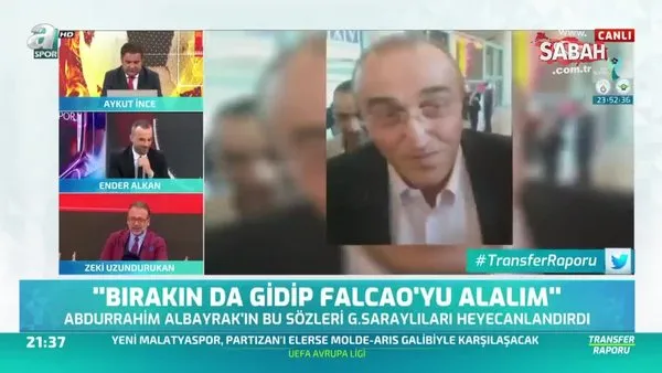 Galatasaray İkinci Başkanı Abdurrahim Albayrak'tan taraftarı heyecanlandıran Falcao sözleri