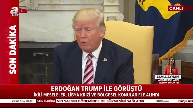 Son dakika! Başkan Erdoğan ABD Başkanı Donald Trump ile görüştü | Video