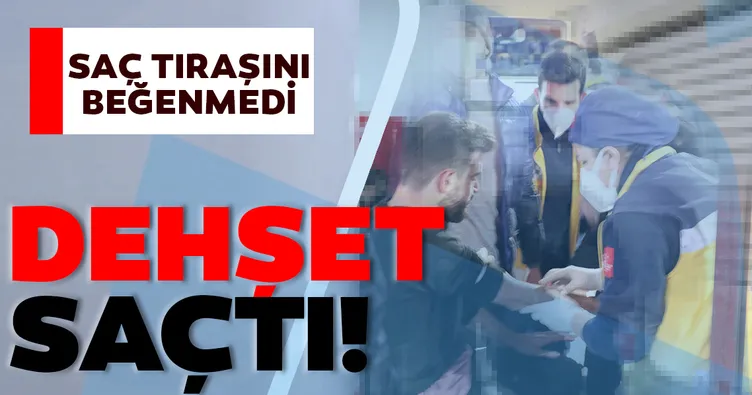 Saçını beğenmedi, 2 kişiyi bıçakladı!