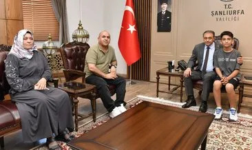 15 Temmuz şehidi Halil İbrahim’in ailesi Şanlıurfa Valiliği'ni ziyaret etti #sanliurfa