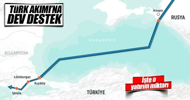 Gazprom`dan Türk Akımı’na 1.1 milyar lira!