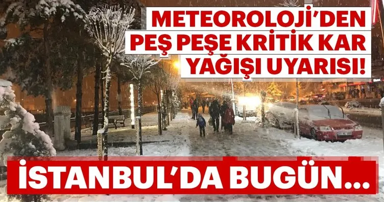 Meteoroloji’den son dakika hava durumu ve kritik kar yağışı uyarısı! İstanbul’da hava durumu nasıl olacak?