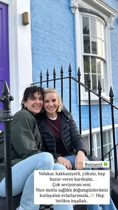 Bergüzar Korel yakın dostu Esra Erol’un doğum gününü böyle kutladı! Sen benim için tam bu fotoğrafsın işte