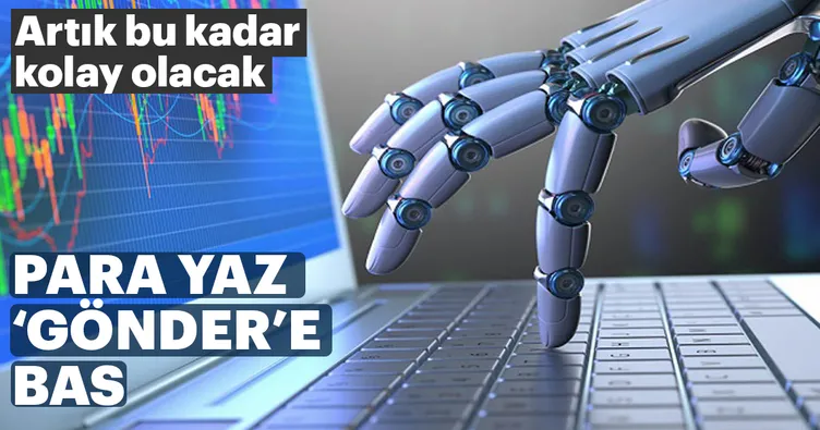 Para yaz ‘gönder’e bas