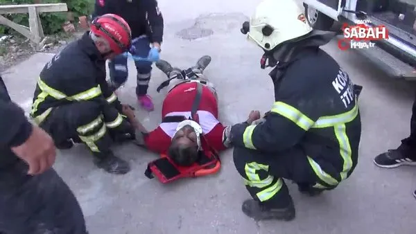Son dakika haberi... Kocaeli'de inşaatta feci kaza: 1'i ağır 2 yaralı | Video