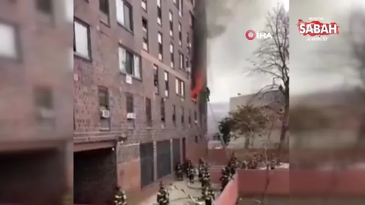 ABD’de 19 katlı apartmanda yangın faciası | Video