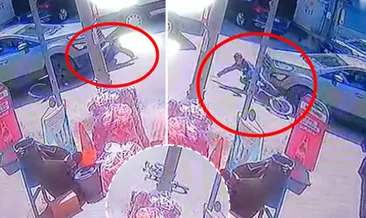 Otomobil altına aldığı bisikletli çocuğu metrelerce sürükledi: O anlar kamerada...
