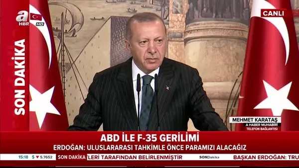 Başkan Erdoğan: ABD yaptırım uygulamadan önce dikkatli şekilde düşünmeli