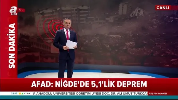 Son Dakika Nigde De 5 1 Lik Deprem Video Videosunu Izle Sabah Tv