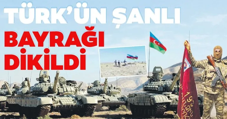 Son dakika haberi... Türk’ün şanlı bayrağı dikildi! Mevzileri bırakıp kaçıyorlar