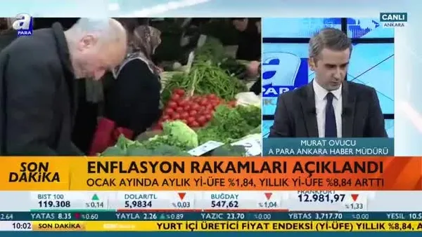 Enflasyon rakamları açıklandı
